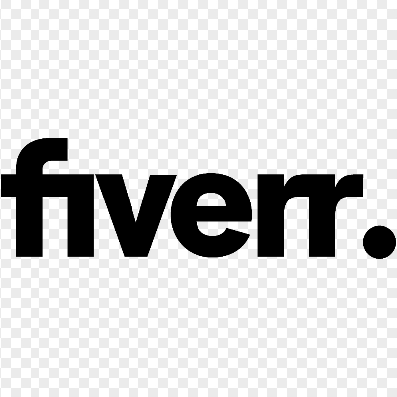 Fiverr Black Logo HD PNG
