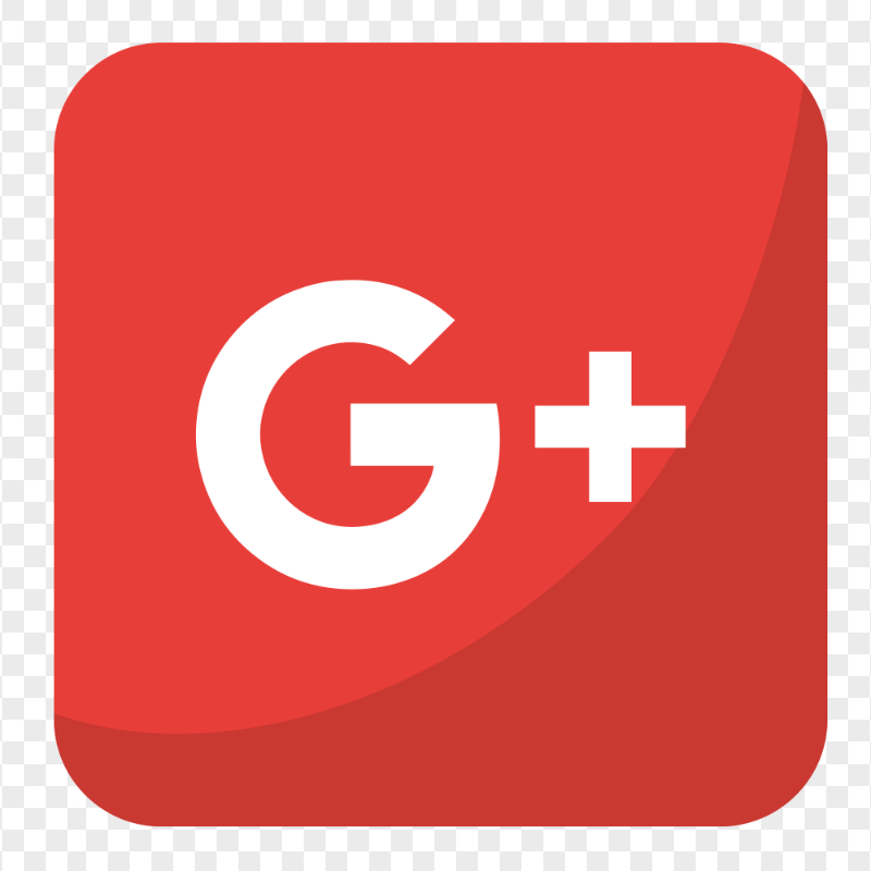 Flat Square Vector Illustrator Style G Plus Icon