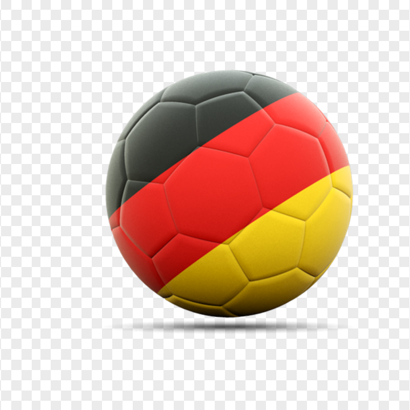 Football Ball With Germany Flag PNG Image