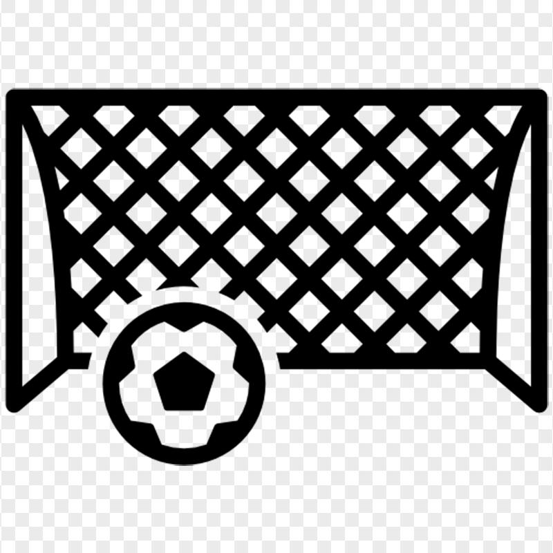 Football Goal Black Icon