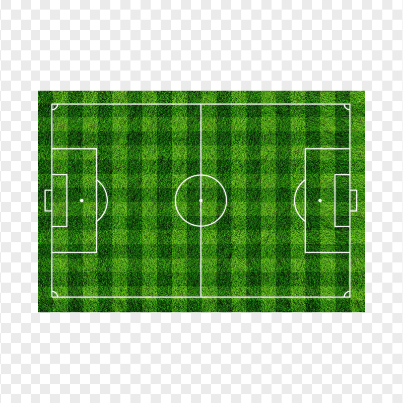 Football Pitch Grass Top View PNG