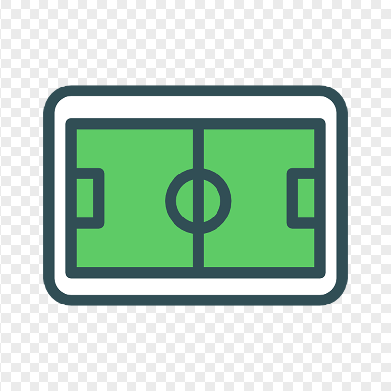 Football Pitch Vector Icon PNG