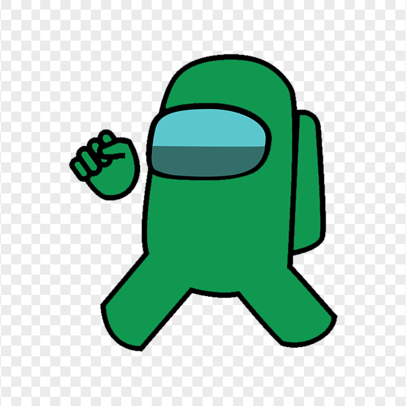 Fortegreen Among Us Vector Character PNG
