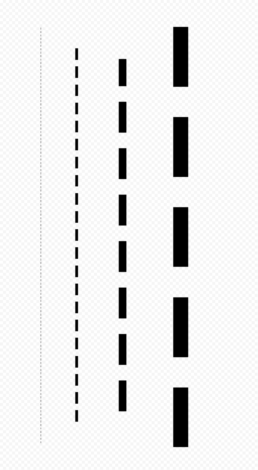 Four Black Dashed Lines PNG Image Citypng