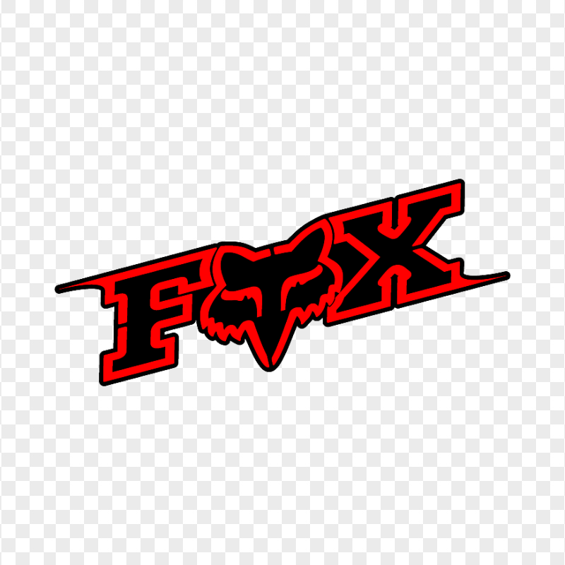 Fox Racing Red And Black Logo PNG
