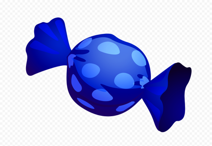 FREE Blue Candy Illustration Cartoon PNG