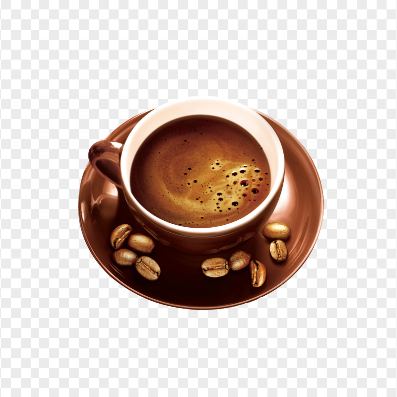 FREE Brown Ceramic Coffee Cup PNG