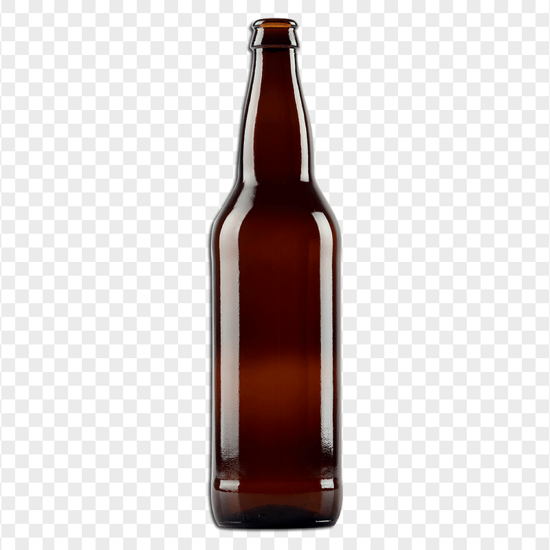 FREE Brown Glass Bottle PNG