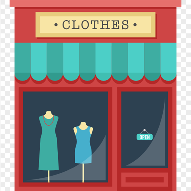FREE Clothes Shop Market Icon PNG