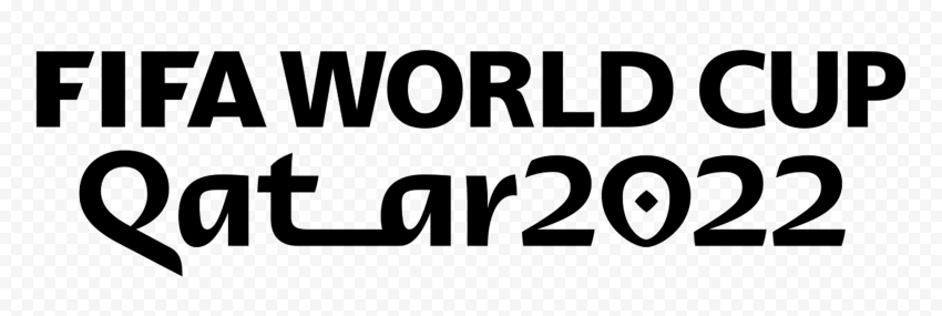 FREE Fifa World Cup Qatar 2022 Black Text Logo PNG | Citypng