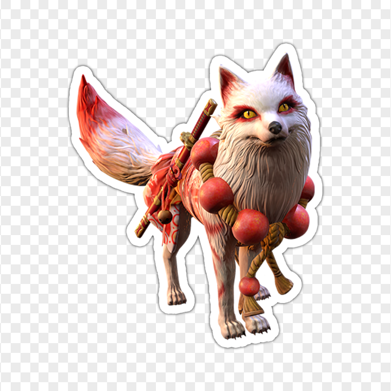 Free Fire Spirit Fox Pet Character Sticker