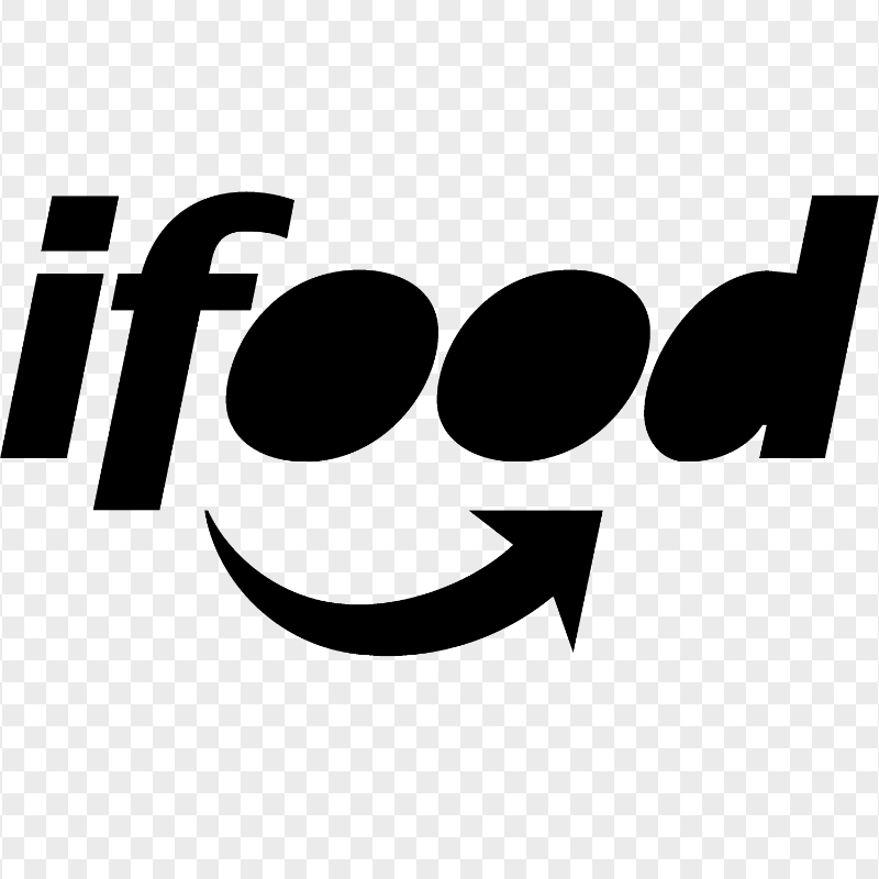 FREE Ifood Black Logo PNG