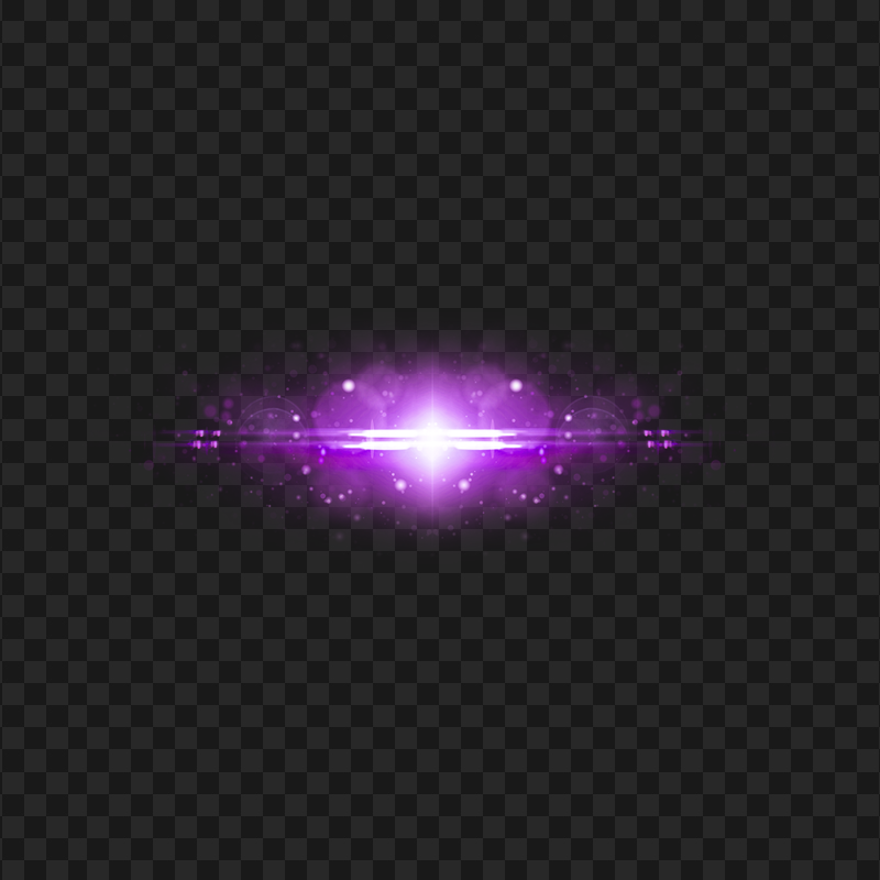 FREE Lens Flare Purple Light Effect PNG