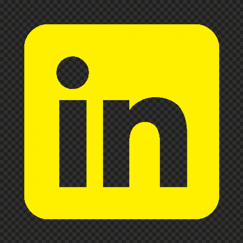 linkedin yellow icon PNG & clipart images Citypng