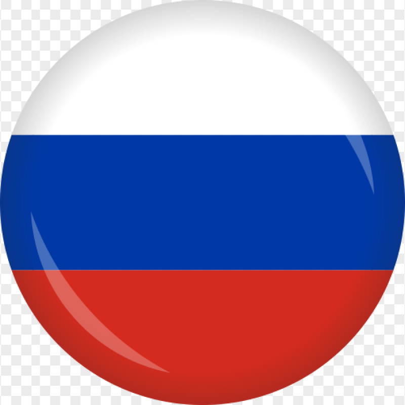 FREE Round Russia Flag Icon PNG