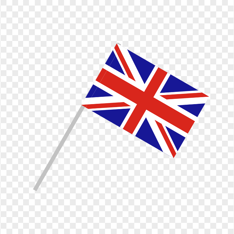 FREE Vector Flag Of United Kingdom On Pole PNG