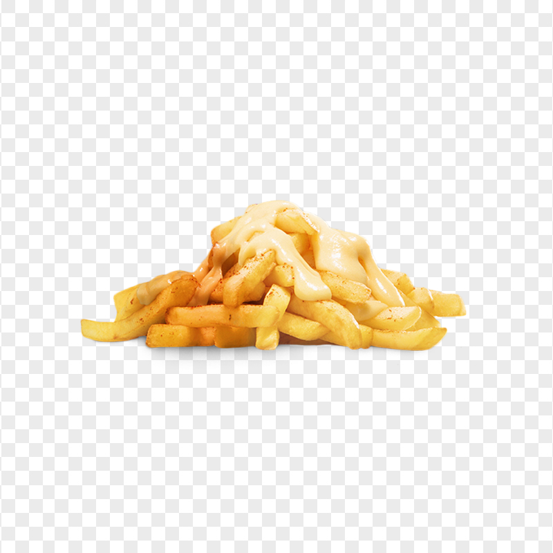 French Fries With Cheese Sauce Download PNG