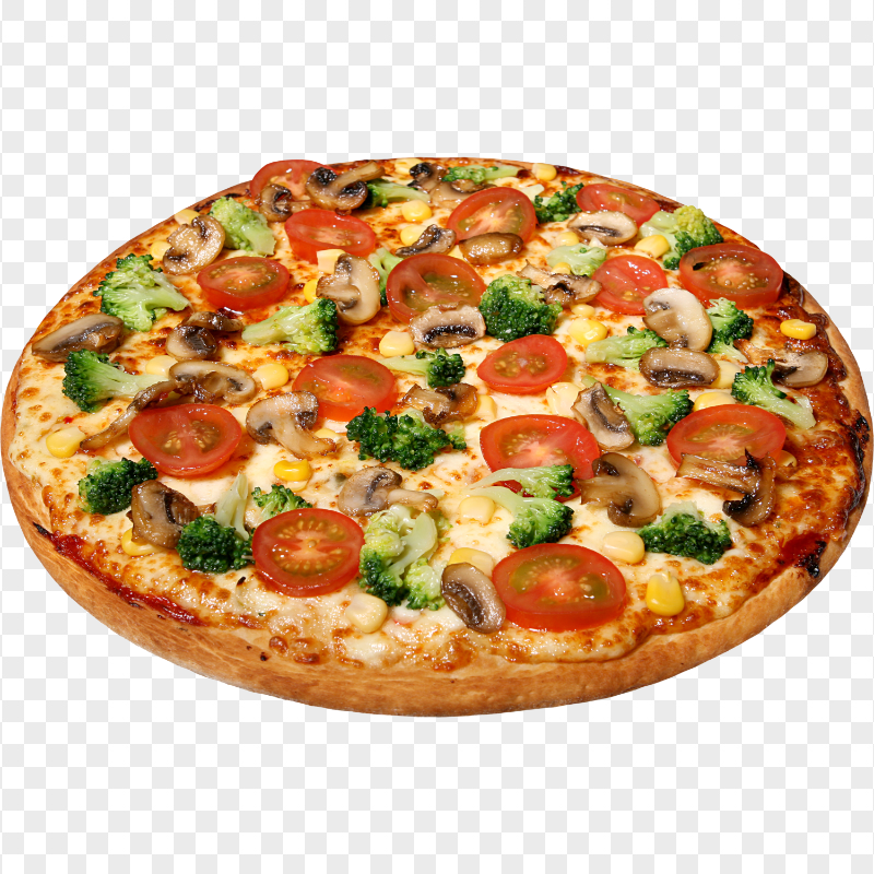 Fresh Vegetable Pizza Italian Tasty Food HD Transparent PNG