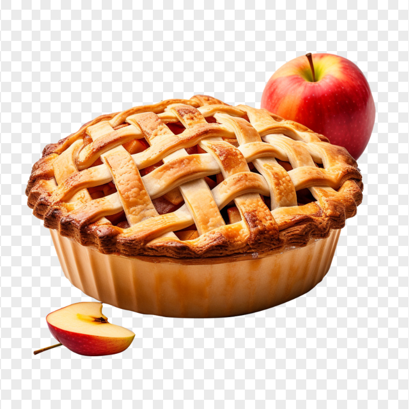 Fruit Pie Dessert With Apple HD Transparent PNG