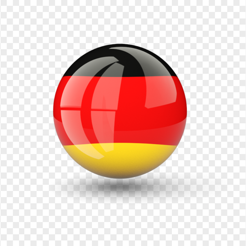 German Flag Sphere Download PNG
