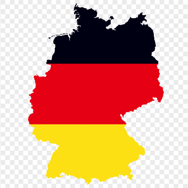 Germany Map Transparent Background