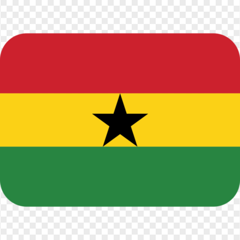 Ghana Ghanaian Banner Flag Icon PNG