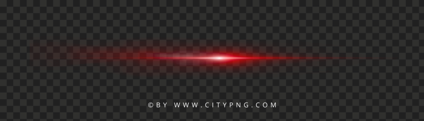 Glare Glowing Light Red Neon Line Effect PNG