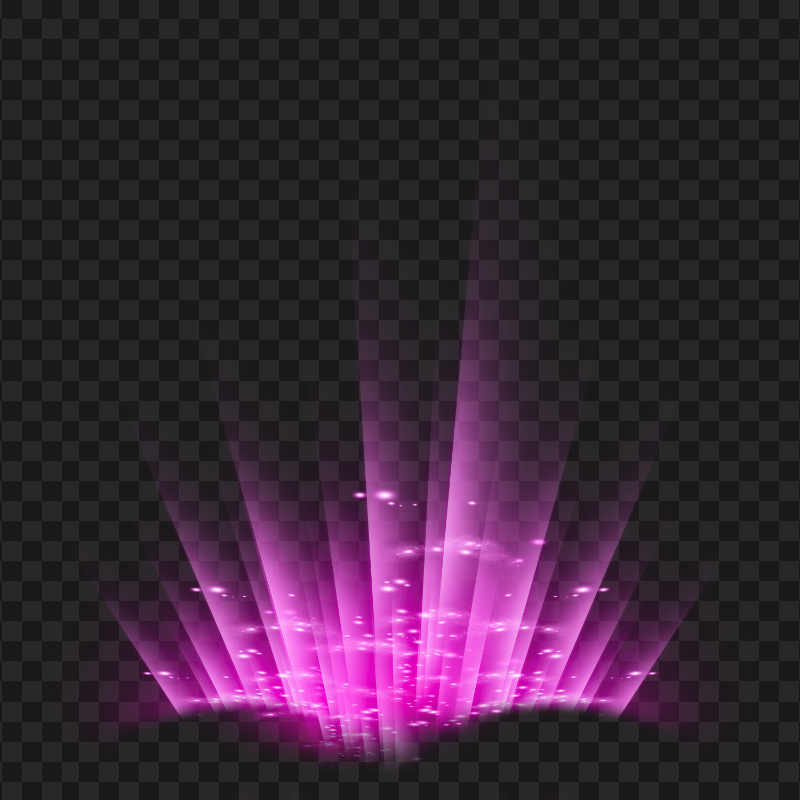 Glowing Pink Rays Effect PNG