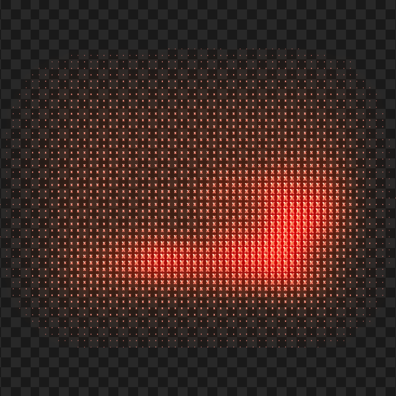 Glowing Red Halftone Texture PNG