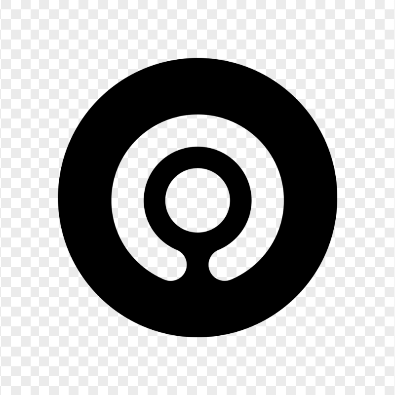 Gojek Black Round Logo Icon PNG