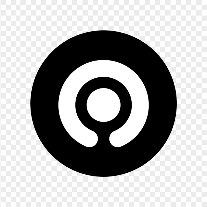 Gojek Black & White Logo Icon PNG