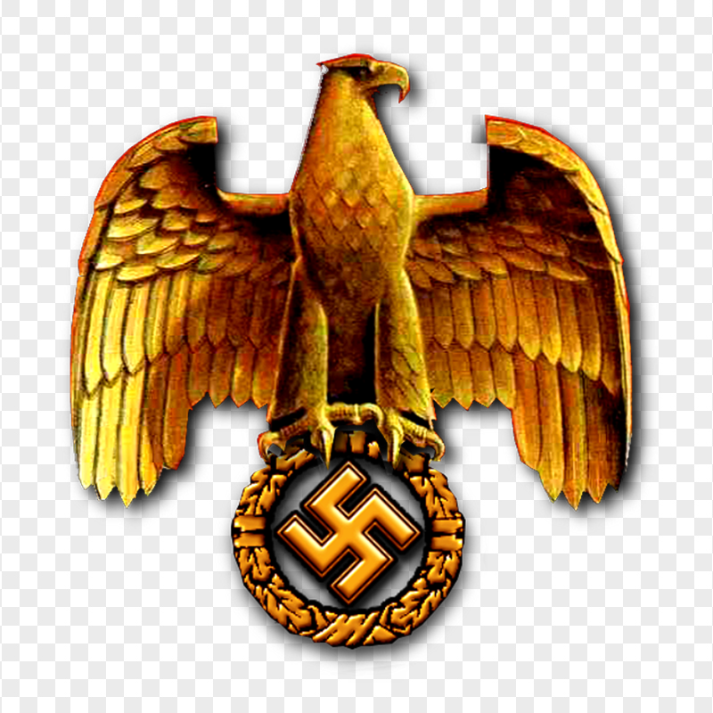 Gold Germany Nazi Eagle PNG Image