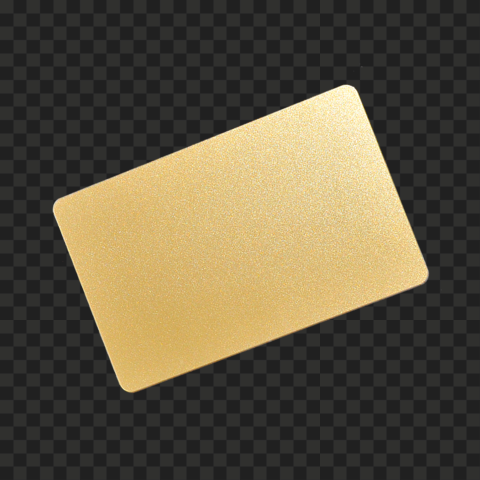 Gold Glitter Card HD Transparent PNG
