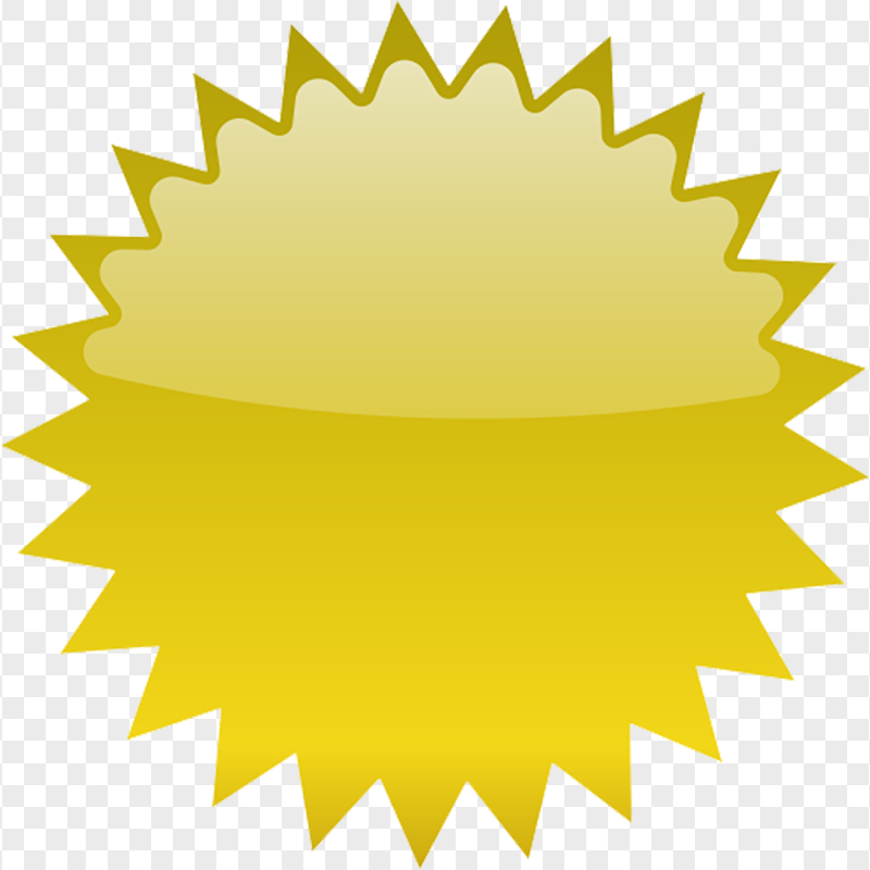 Gold Starburst Transparent