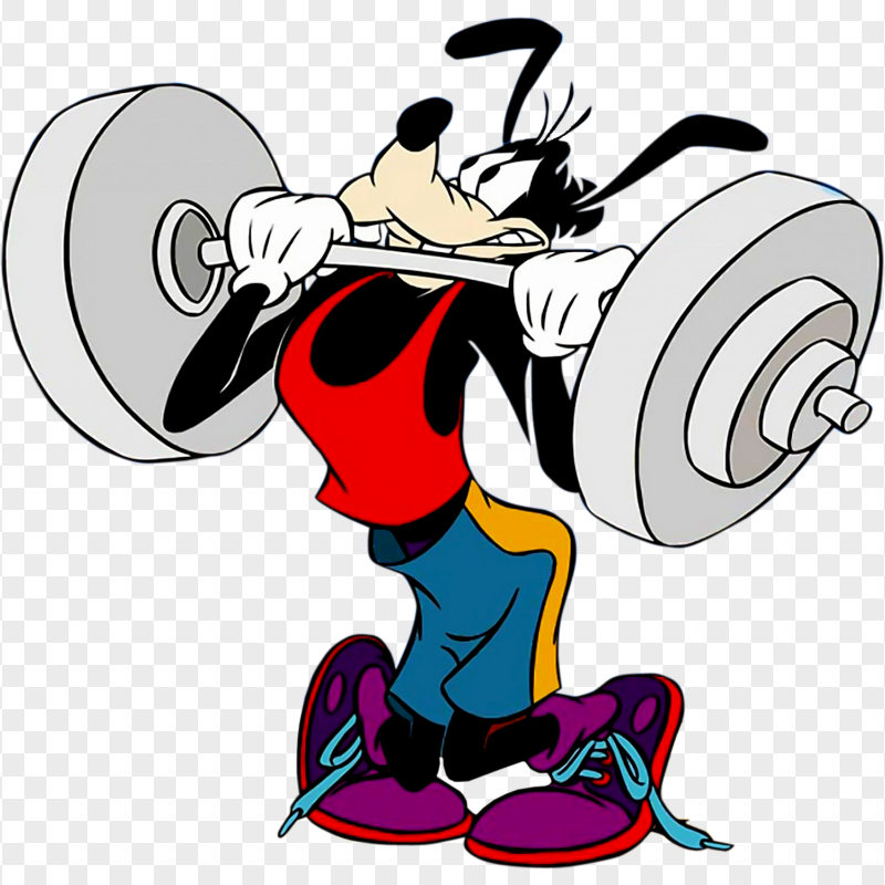 Goofy Cartoon Character Training Download PNG