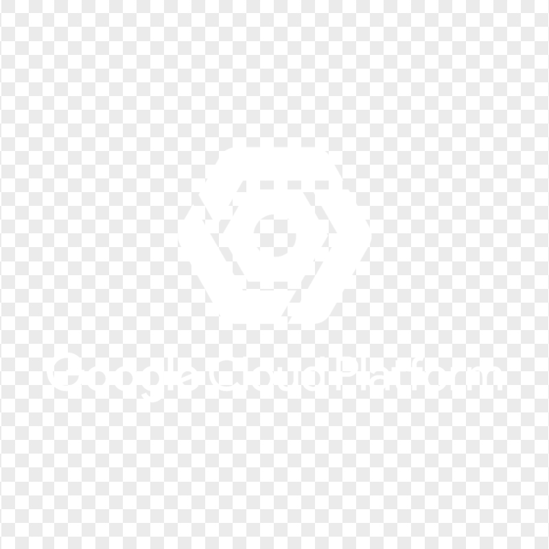 Google Cloud Platform White Logo HD PNG