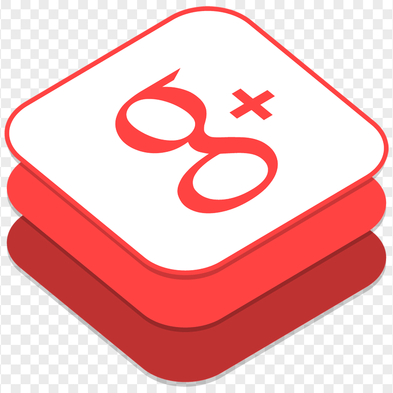 Google G Plus Social Media iOs8 Style