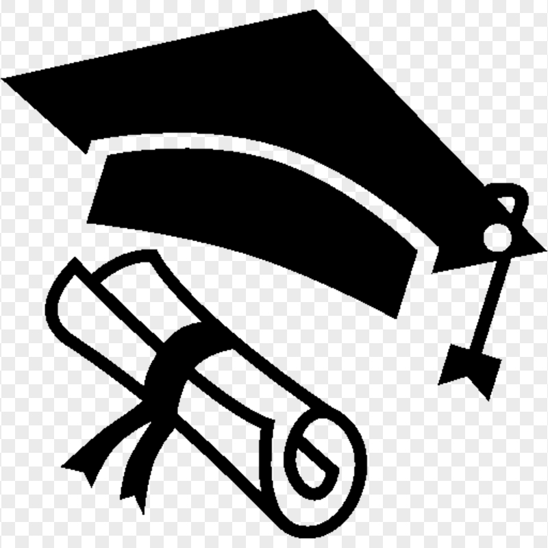 Graduation Diploma Black Hat Icon Download PNG