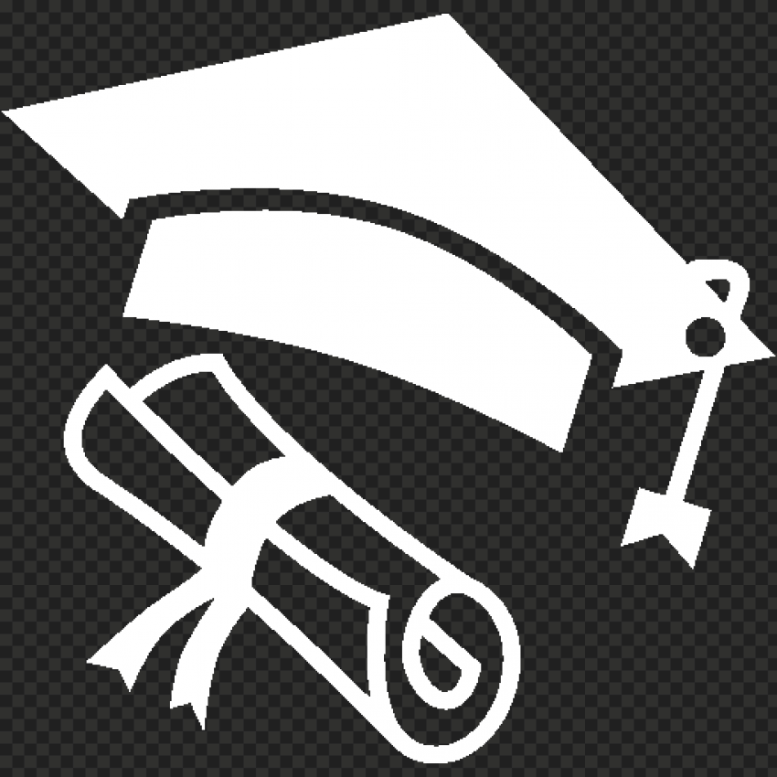 Graduation Diploma White Hat Icon Png Img Citypng