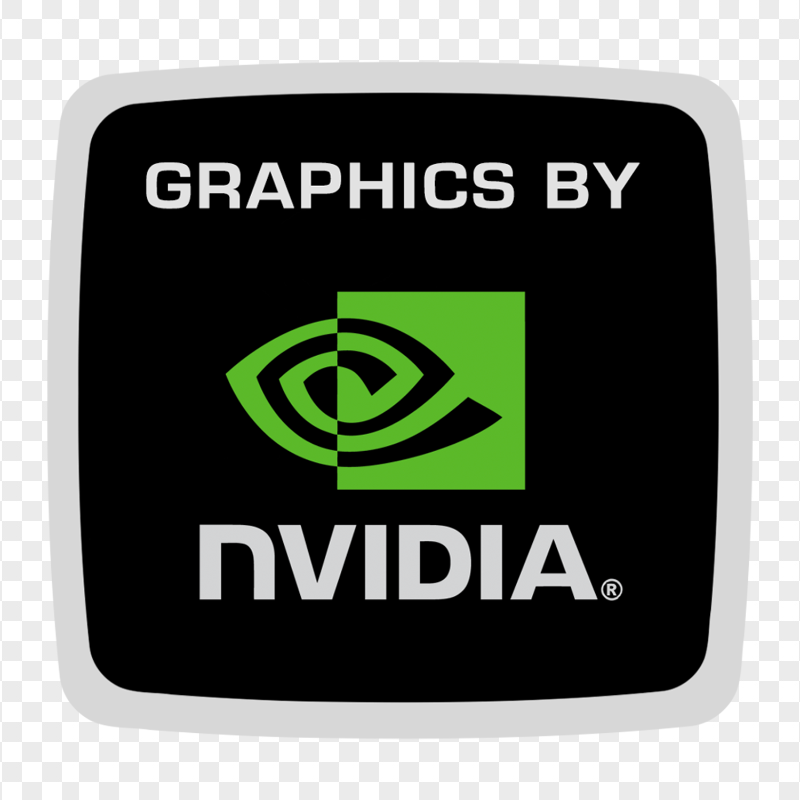Graphics By Nvidia Stickers Logo PNG