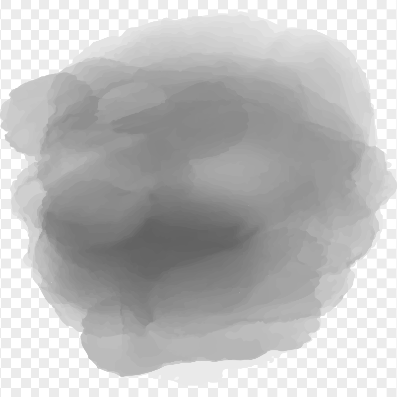 Gray Abstract Painting Watercolor Cloud PNG