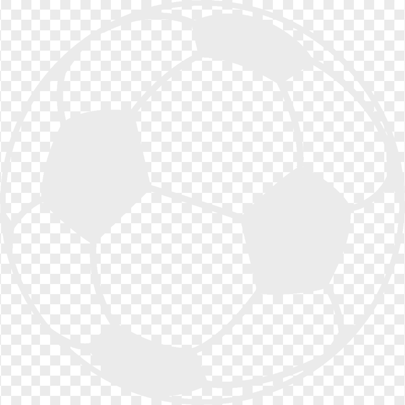 Gray Football Outline Ball Icon Transparent PNG