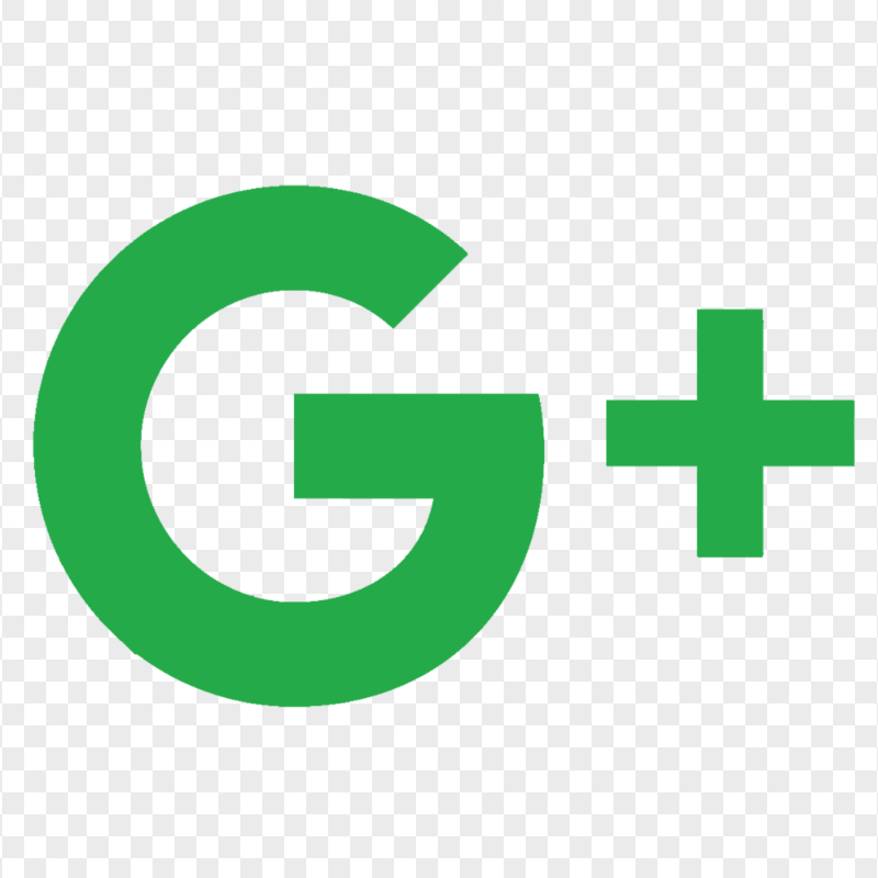 Green Google G Plus Letter Logo Icon Symbol