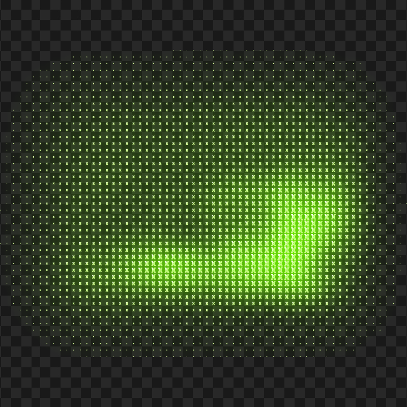 Green Halftone Glowing Texture PNG
