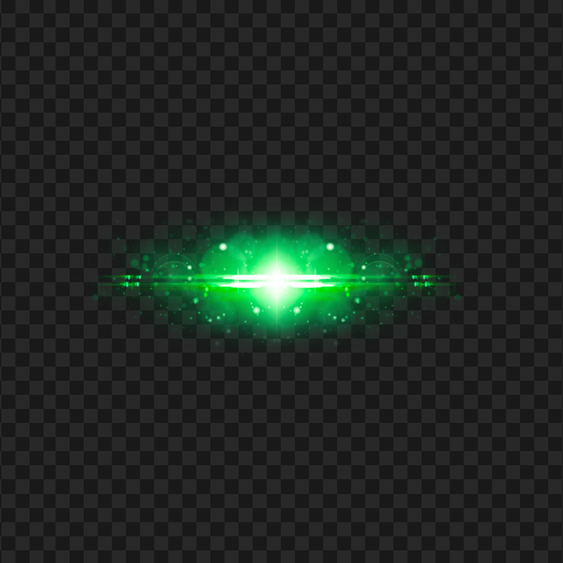 Green Lens Flare Light Effect FREE PNG