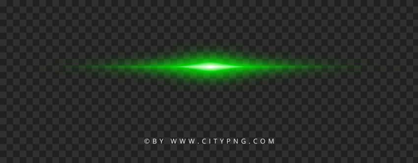 Green Light Lens Flare Glowing Effect FREE PNG