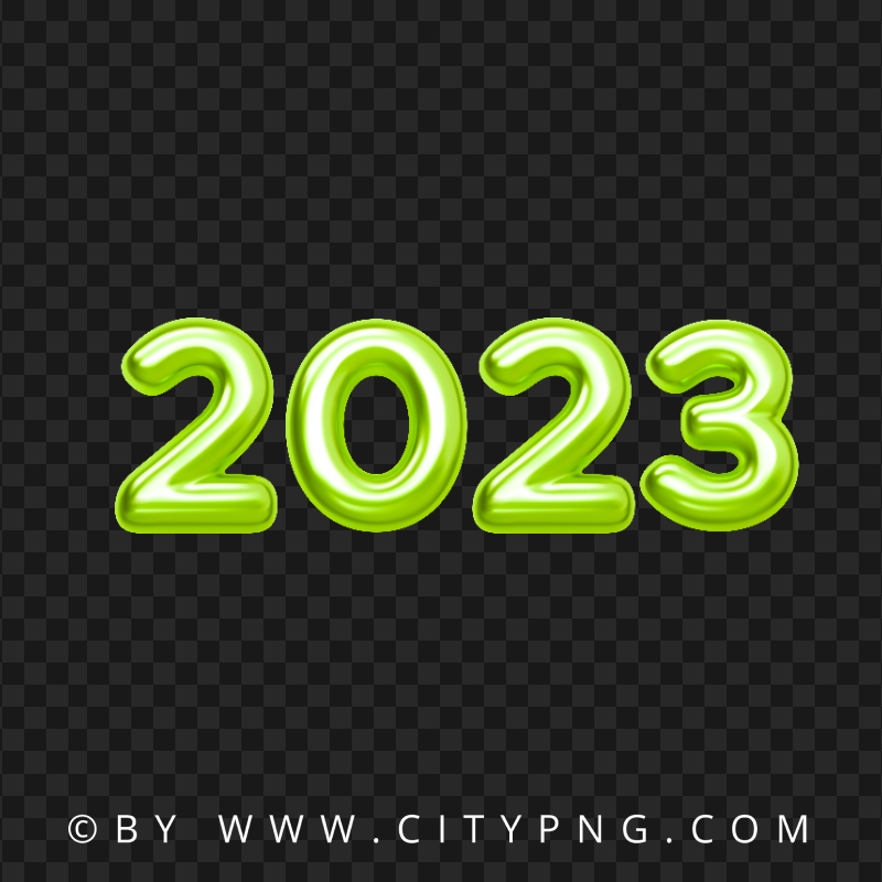 Green Lime 2023 Text PNG