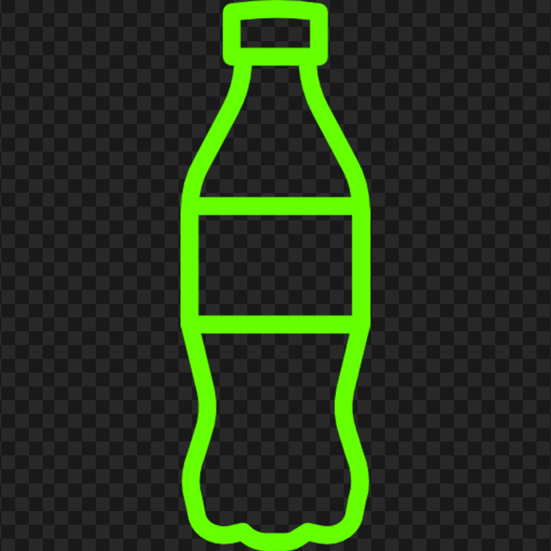 Green Lime Cola Water Plastic Bottle Icon PNG