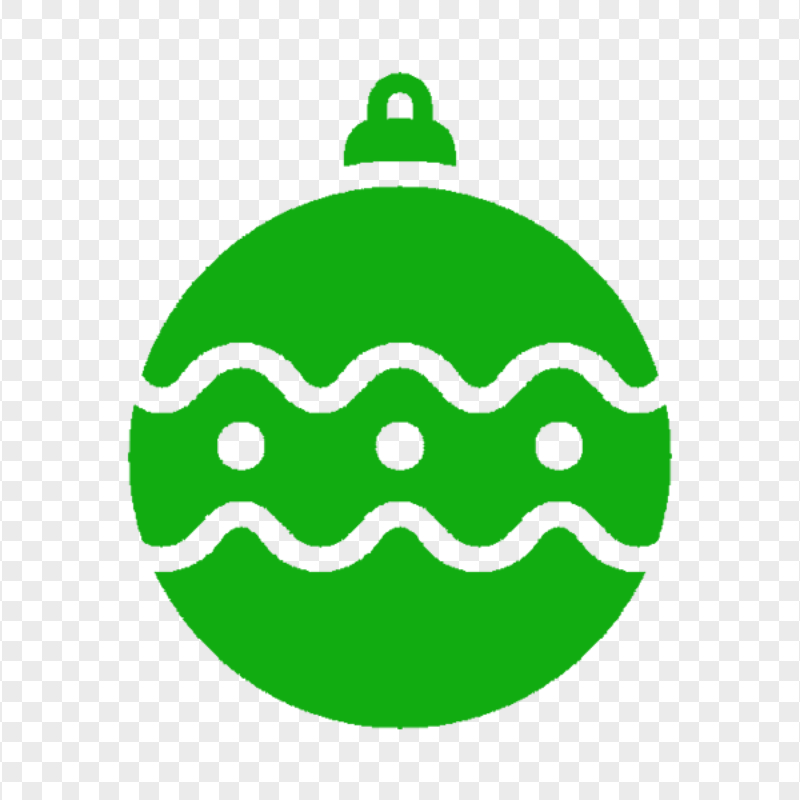 Green Ornament Ball Icon PNG IMG