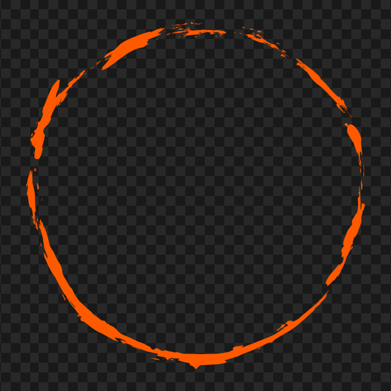 Creative Swirl Orange Circle Transparent Background | Citypng